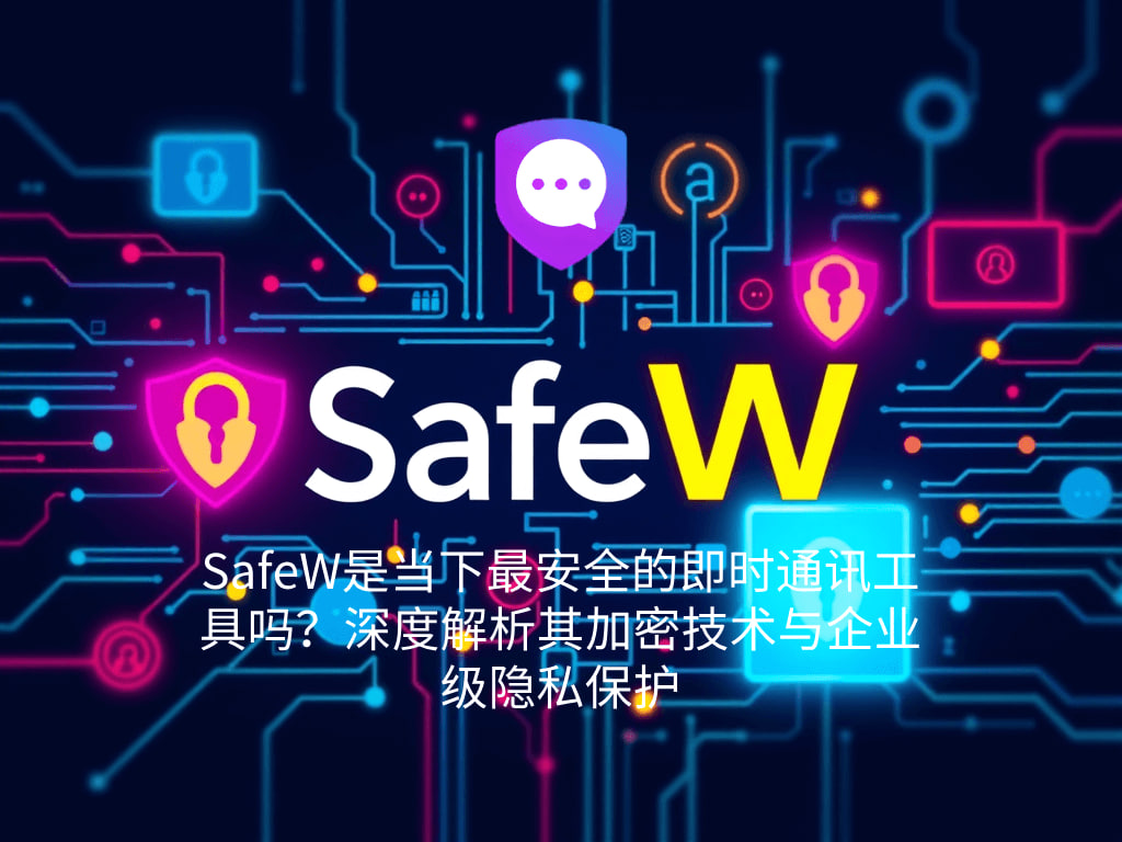 SafeW：端到端加密赋能，构筑企业级安全通讯新壁垒 - SafeW安全通讯操作指南